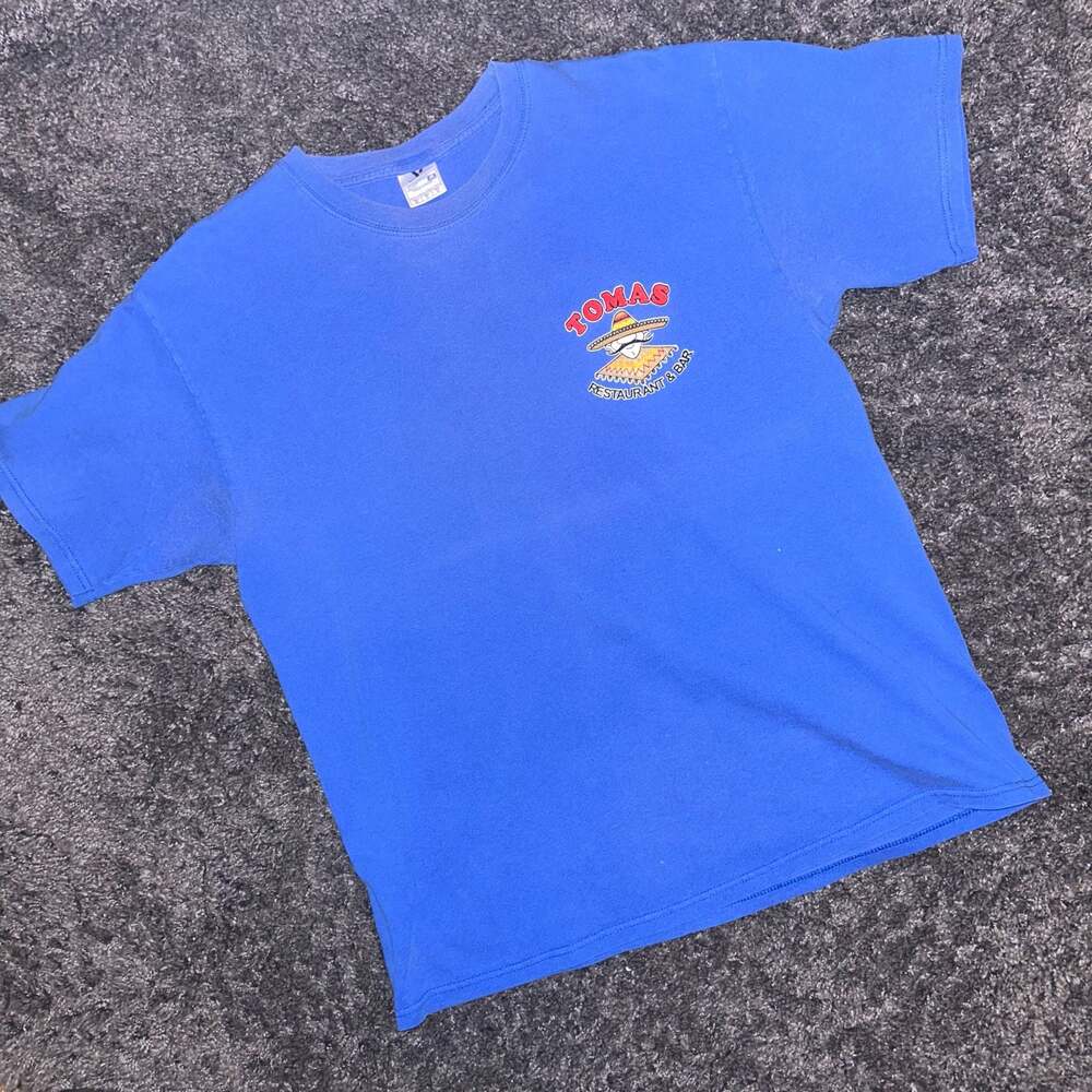 Yazbek Tomas Restaurant & Bar Graphic T-Shirt Size Large I3